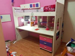 Cama Escritorio Juvenil -