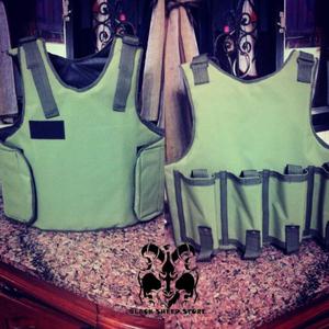 Chaleco para paintball cordura importada verde.