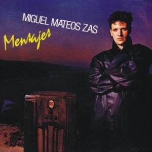 Disco de vinilo maxi single 45 rpm Mensajes Miguel Mateos