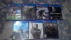 Vendo juegos de Play 4