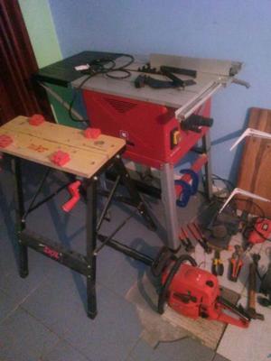 maquinarias y herramientas para uso en carpinteria