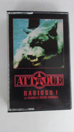 Cassette Attaque 77 Rabioso 1º Edición Impecable