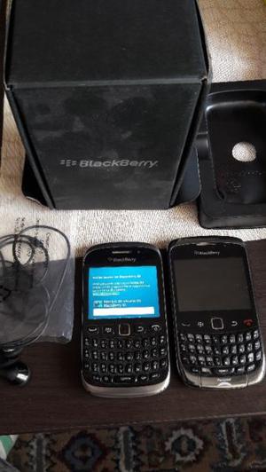 Dos BlackBerry Curve  completo completo. el otro sin