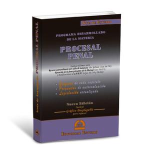 Guia De Estudio Derecho Procesal Penal- Libro Virtual