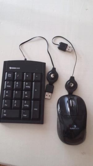 Mouse + teclado numérico Eurocase