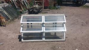 VENTANA GALPONERA 4 VIDRIOS 158 X 98 BU7