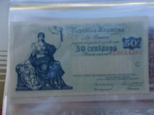 billetes antiguos lotes 3x $500.-