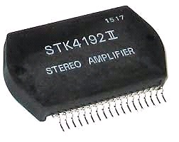 circuito integrado stk  stereo amplifier
