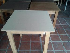 mesas de 80x80 cm.nuevas