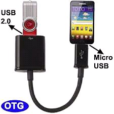 Cable otg micro usb