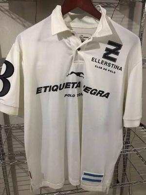 Ellerstina Etiqueta Negra Camiseta De Polo Original 100%