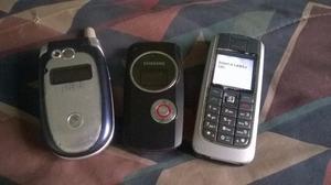 Lote Celulares Samsung, Motorola, Nokia (leer)