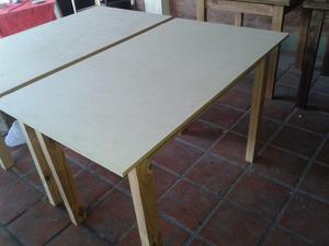 mesa de madera de 120x70cm nueva.