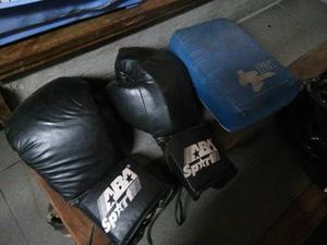 Guantes Y Bolsa Para Boxeo Aba Sports