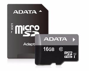 Memoria Micro Sd 16gb C/adaptador Sd Clase10hd - Ramos
