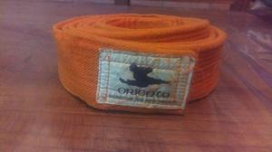Cinturon De Yudo Naranja,marca Oriente,miralo!!!!!!!!!!!!!!!