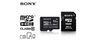 Memoria Sony 32 Gb MicroSDHC UHS-I de clase 10