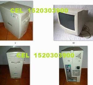 ORIGINAL DELL - MONITOR CRT 14 - INTEL PENTIUM 3 DE 733 MHZ