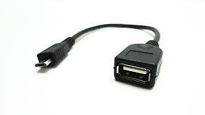 Adaptador OTG de USB a V8/Micro USB para Tu celular -