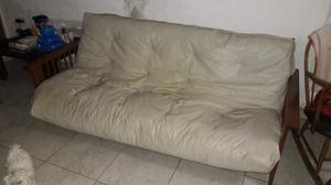 Futon cuero ecologico