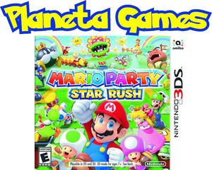 Mario Party Star Rush Nintendo 3ds Nuevos Caja Cerrada