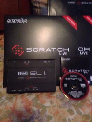 VENDO COMBO: $ !! Serato Scratch Live Sl 1 +