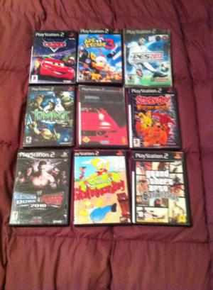 juegos de playstation 2 (lote)