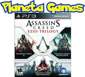 Assassin's Creed Ezio Trilogy Playstation Ps3 Fisicos Caja