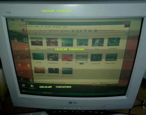 Monitor crt 17 marca lg - Con desgaste