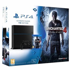 Ps4 Play Playstation 4 Slim 500gb + Uncharted 4 + Oferta!!!!