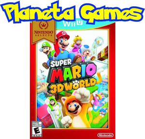 Super Mario 3d World Nintendo Wii U Nuevos Caja Sellada