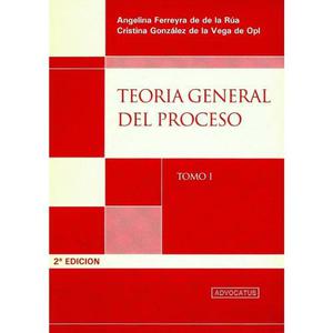 Teoria General Del Proceso. 2 Tomos. Ferreyra De De La Rua