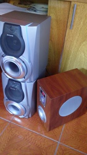 Vendo O Permuto Home Theater Con Bafles Aiwa Sonido Exelente