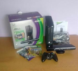Xbox 360 + Kinect + 3 juegos + joystick ¡NUEVA!