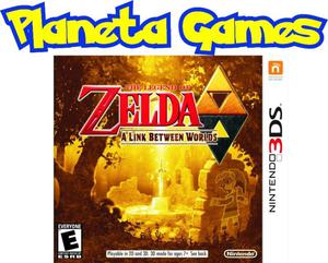 Zelda A Link Between Worlds Nintendo 3ds Nuevos Caja Sellada