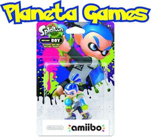 Amiibo Inkling Boy Edicion Splatoon Nuevos Blister Cerrado