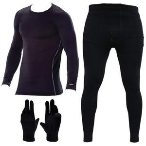 Equipo Termico Primera Piel Remera Dufour + Calza + Guantes