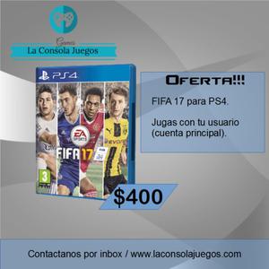 FIFA 17 PS4 Oferta