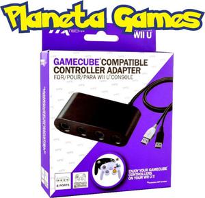 Gamecube Controller Adapter Ttx Nintendo Wii U Nuevos Caja