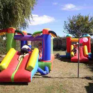 Inflable Con Tobogan Y Turbina