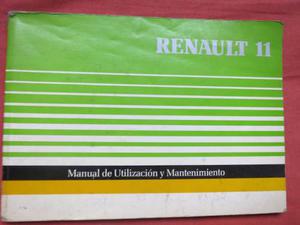 Renault 11 Manual De Guantera  Microcentro