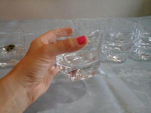 Vasos de cristal para whisky (10), NUEVOS!