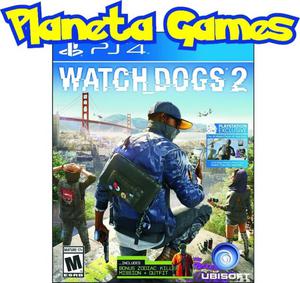 Watch Dogs 2 Playstation Ps4 Fisicos Nuevos Caja Cerrada