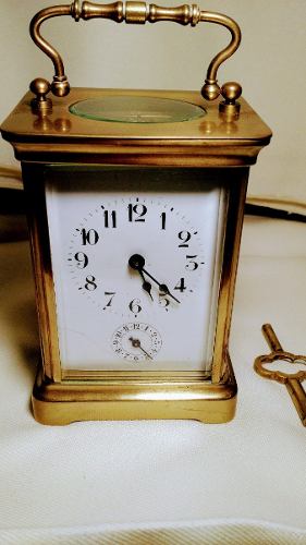 Antiguo Reloj De Carruaje Principios  Francia
