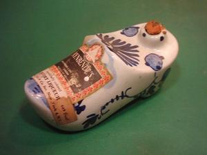 Botellin De Licor Rynbende´s Zueco Porcelana De Delft
