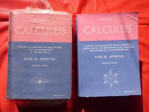 Calculus 2 Tomos Nuevos Tom M. Apostol 2° Edicion Reverte