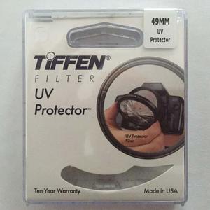 Filtro Tiffen Uv Protector 49mm Made In Usa ¡¡nuevo 0 Km!!