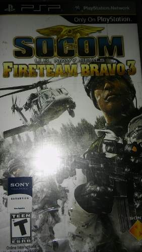 Juego Psp Socom Fireteam Bravo 3 Original Nuevo Sellado