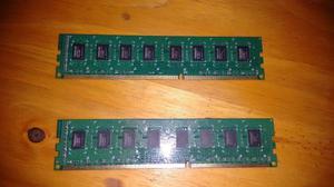 Vendo memorias RAM DDR 3 de 2Gb
