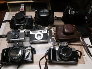 antiguas cámaras de fotos